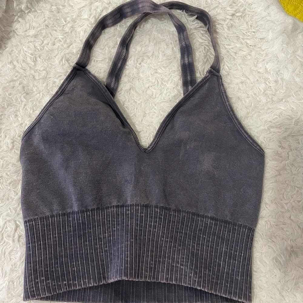 Free people movement Women's Gray top